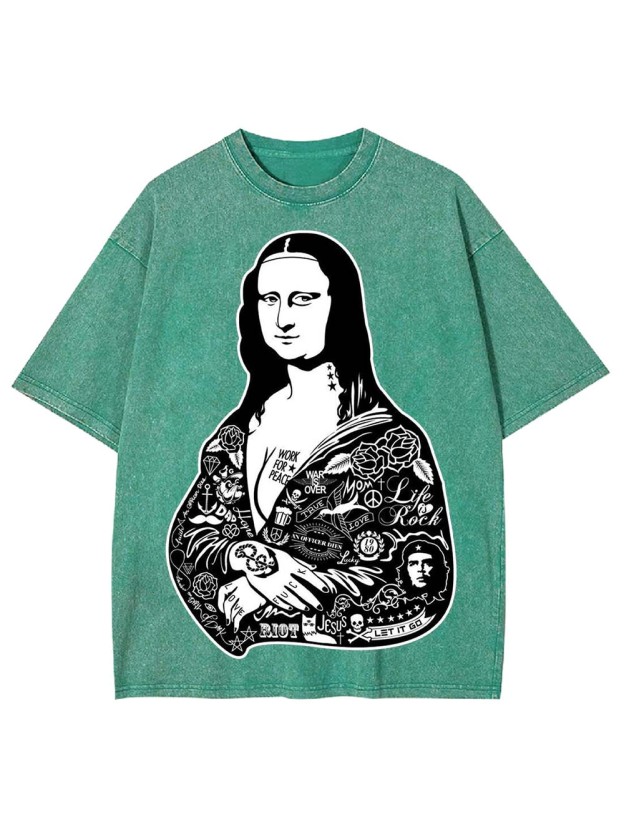 Peace and Faith Washed Tshirt