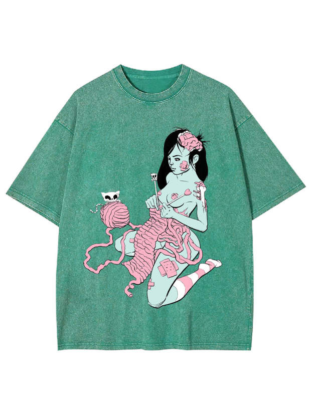 Knitting The Unraveled Self Washed Tshirt