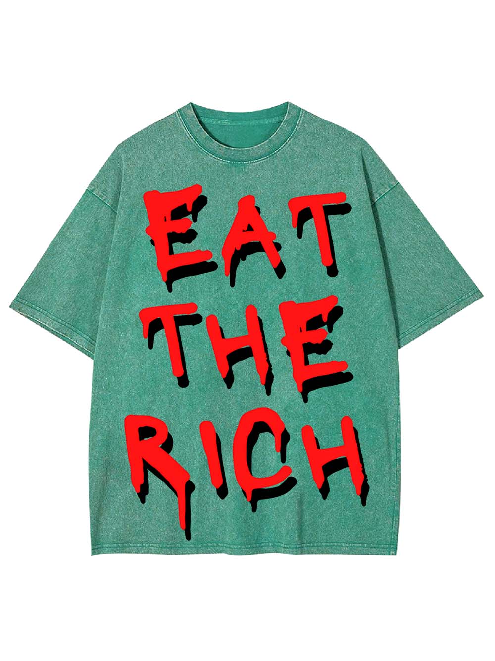 EAT THE RICH WASHED TSHIRT