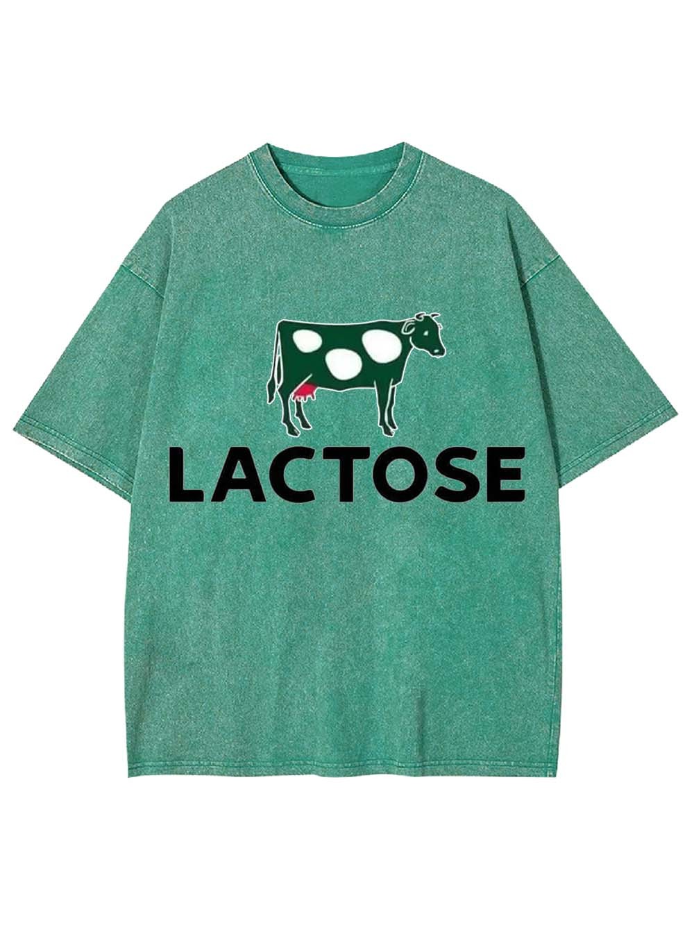 Lactose Washed Tshirt-ClassyOutlaw Sale