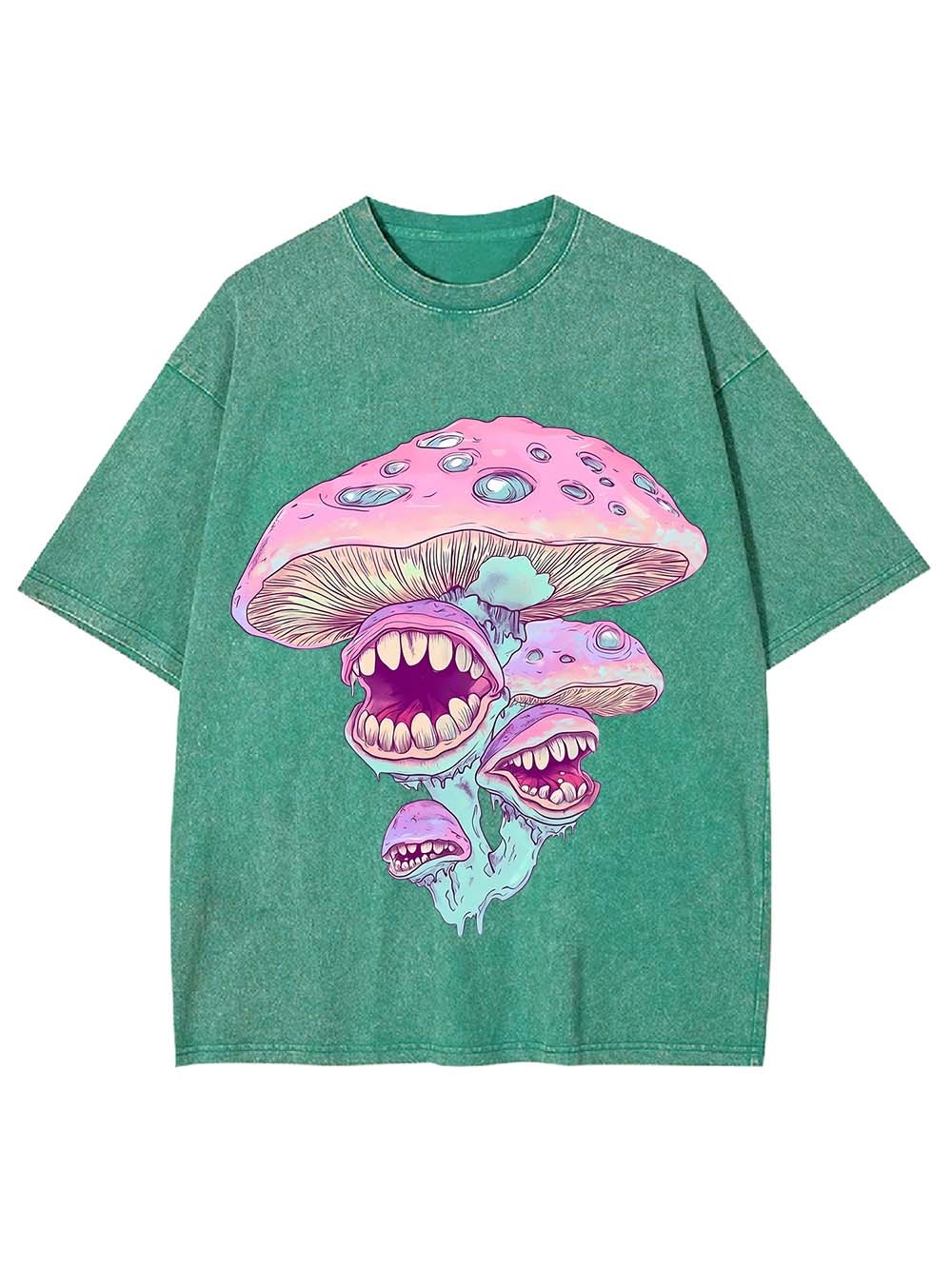 Monster Mushrooms Washed Tshirt