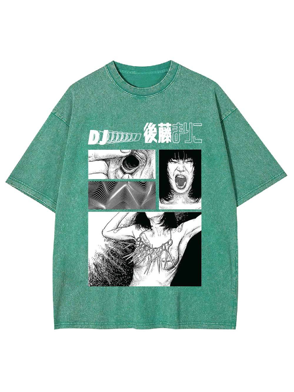 DJ of Distorted Realities Washed Tshirt