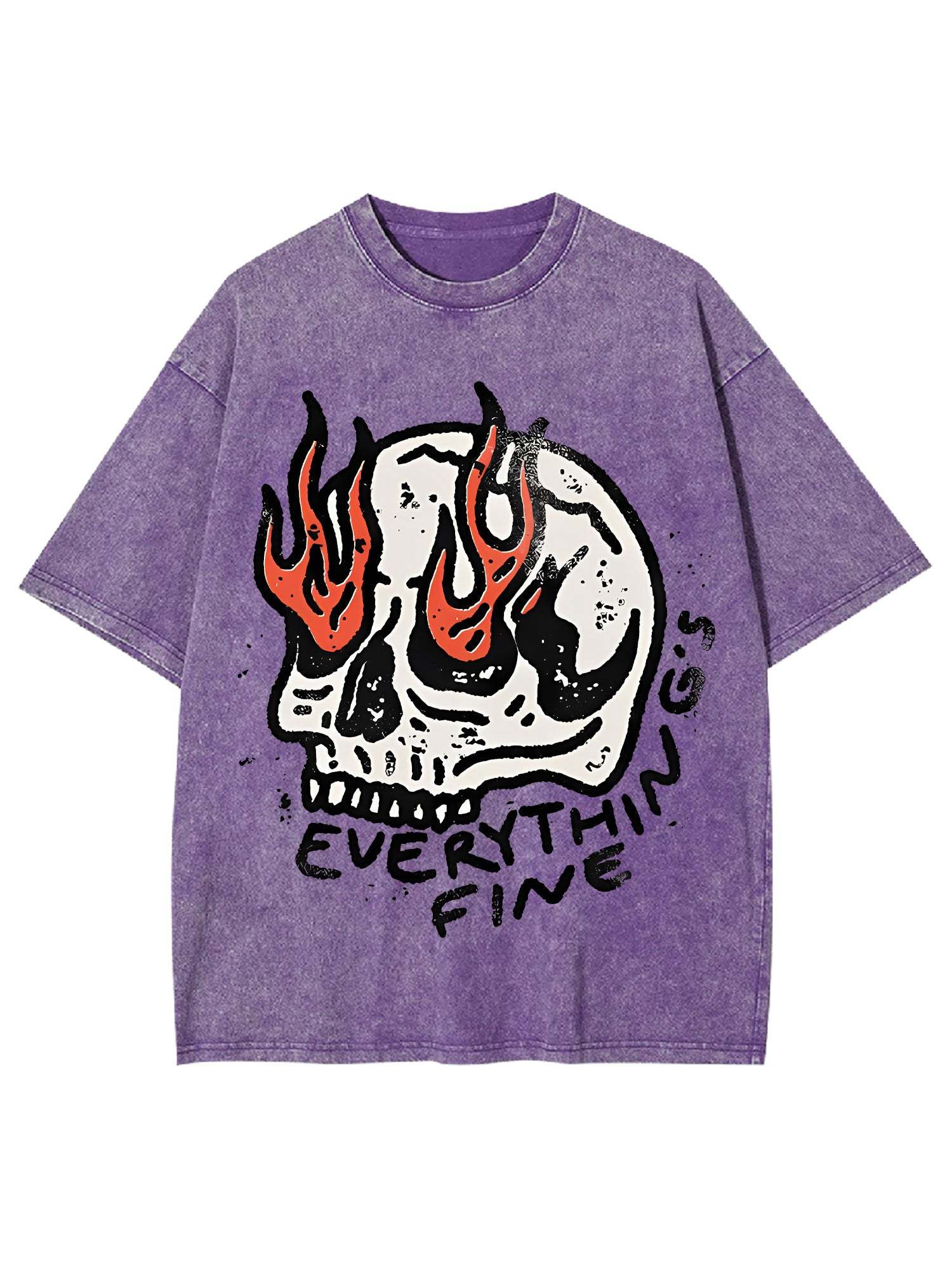 Everything's Fine Washed Tshirt