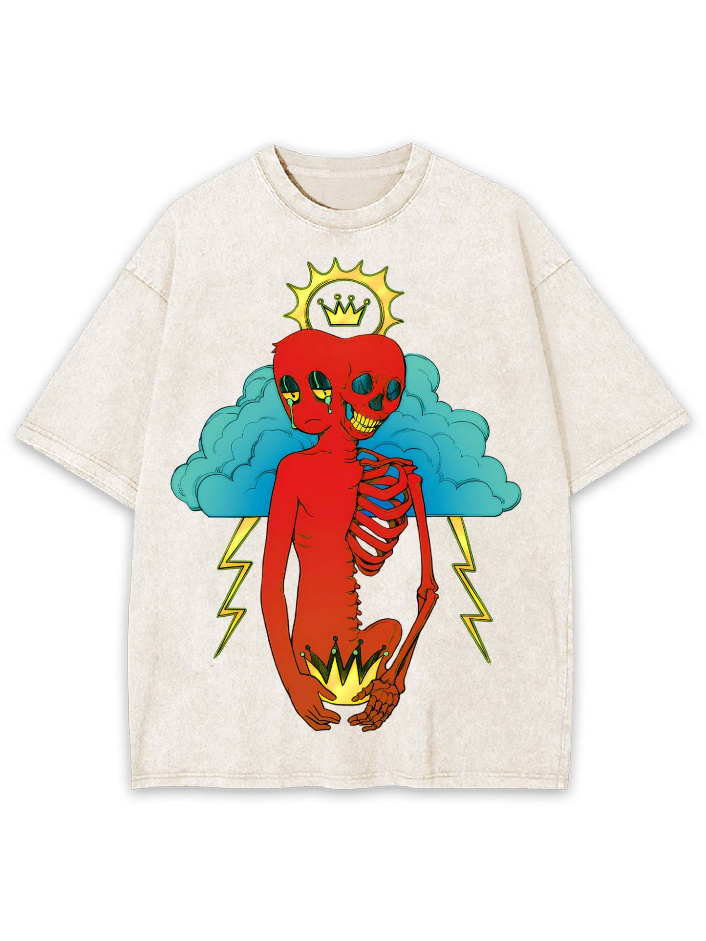 Duality Of The Crown Washed Tshirt