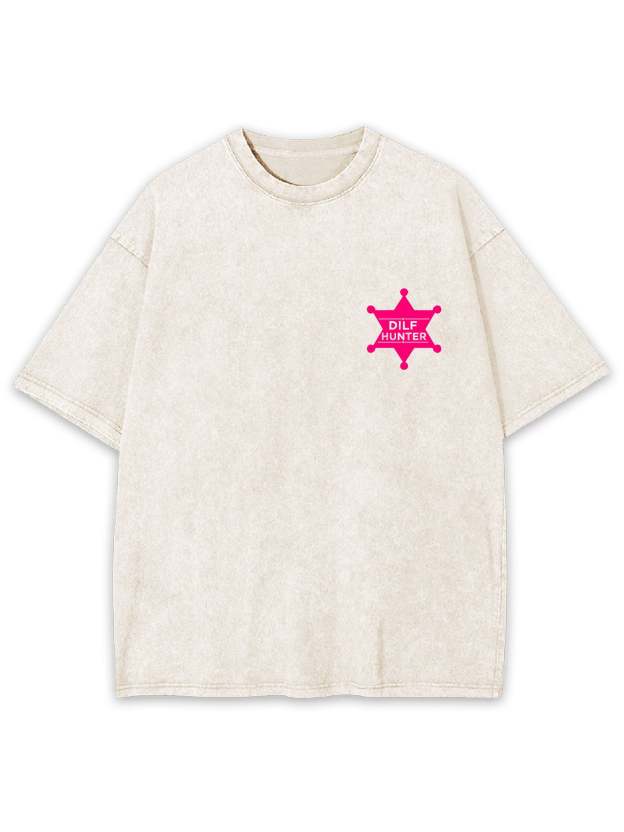 Dilf Hunter Washed Tshirt
