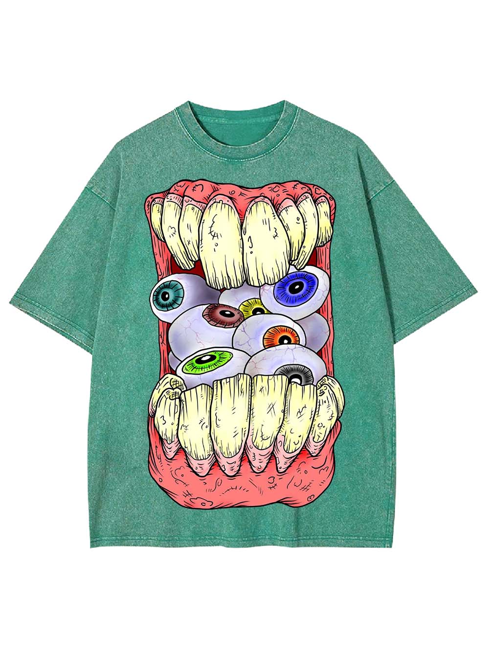 CHEWING EYES WASHED TSHIRT