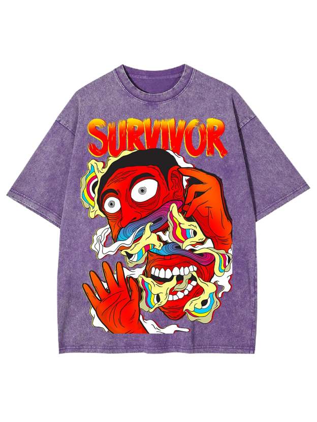 Survivor Washed Tshirt