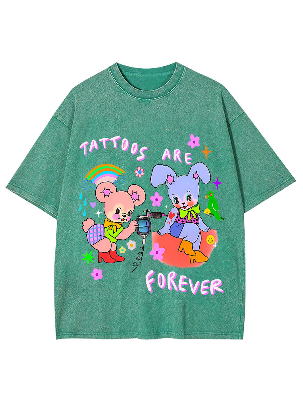 Tattoos Are Forever Washed Tshirt