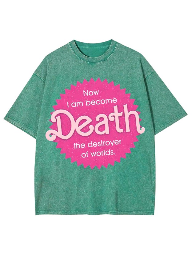 Sparkly Harbinger of Death Washed Tshirt