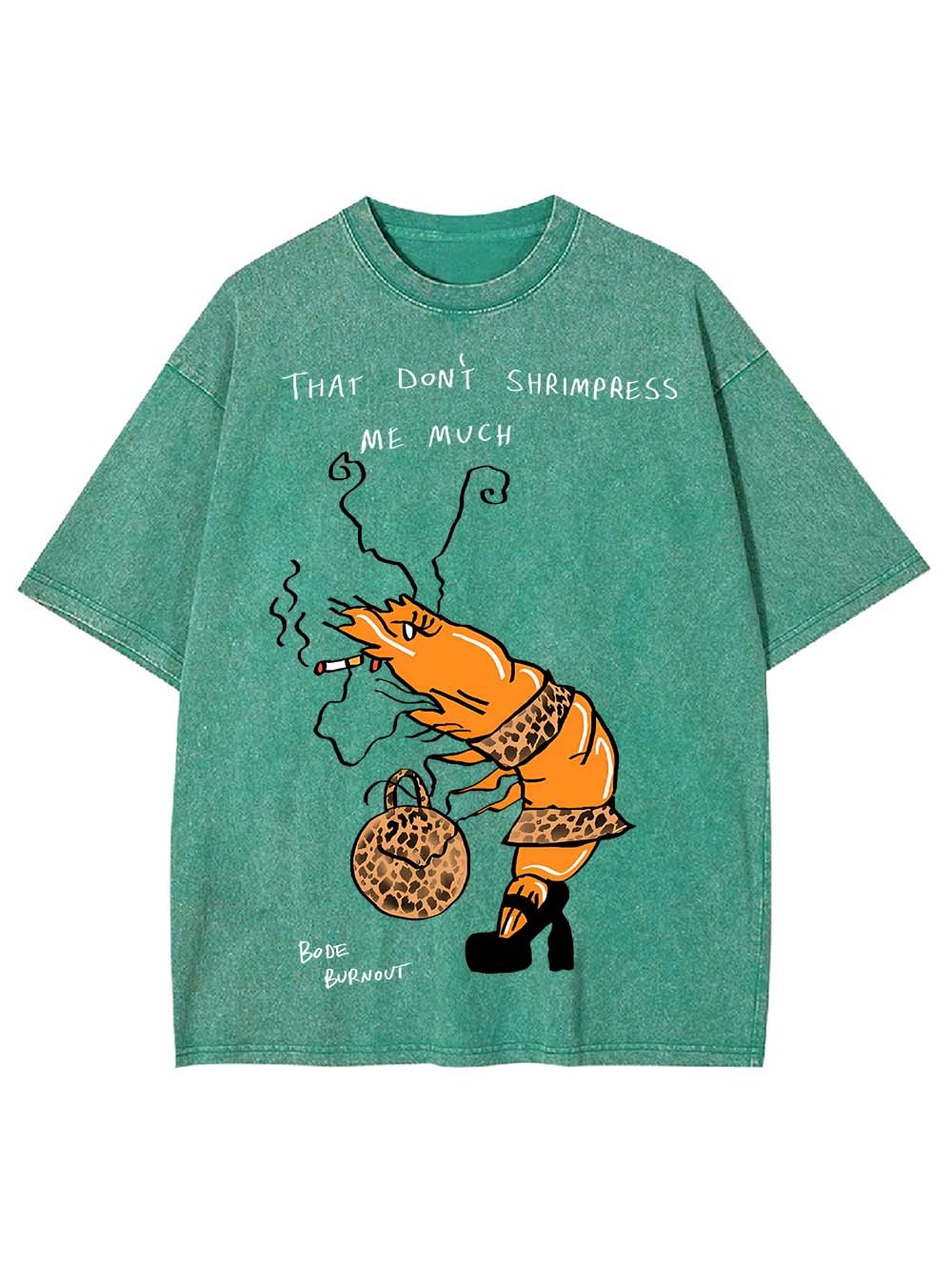 Shrimpress Attitude Washed Tshirt