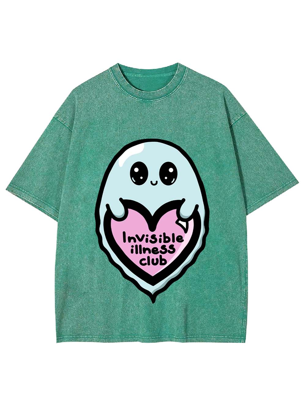 Invisible Illness Club Washed Tshirt