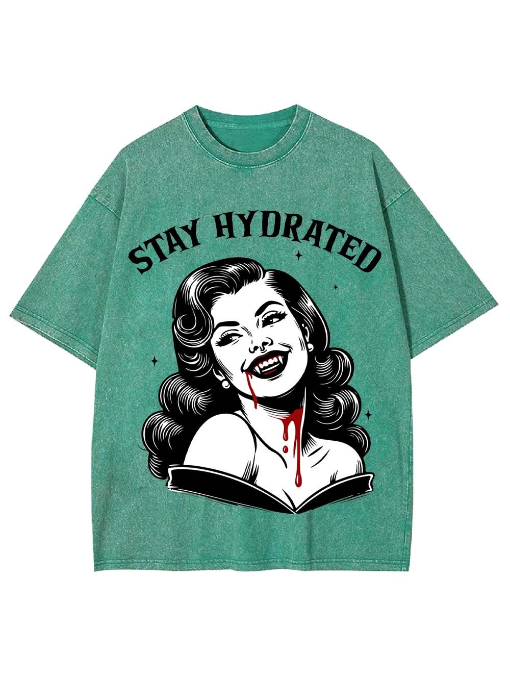 Stay Hydrated Washed Tshirt