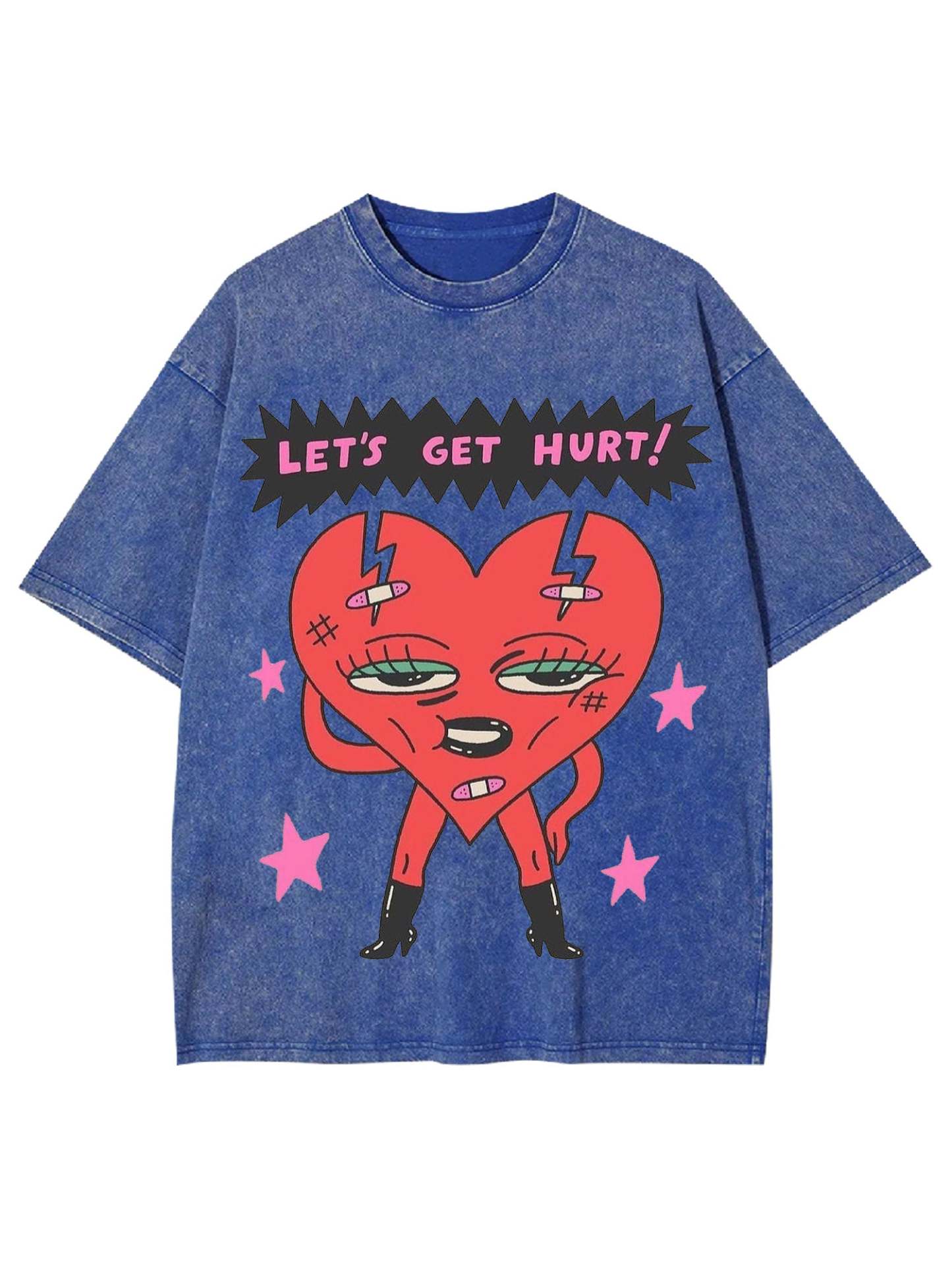 Let's Get Hurt Washed Tshirt-ClassyOutlaw Sale