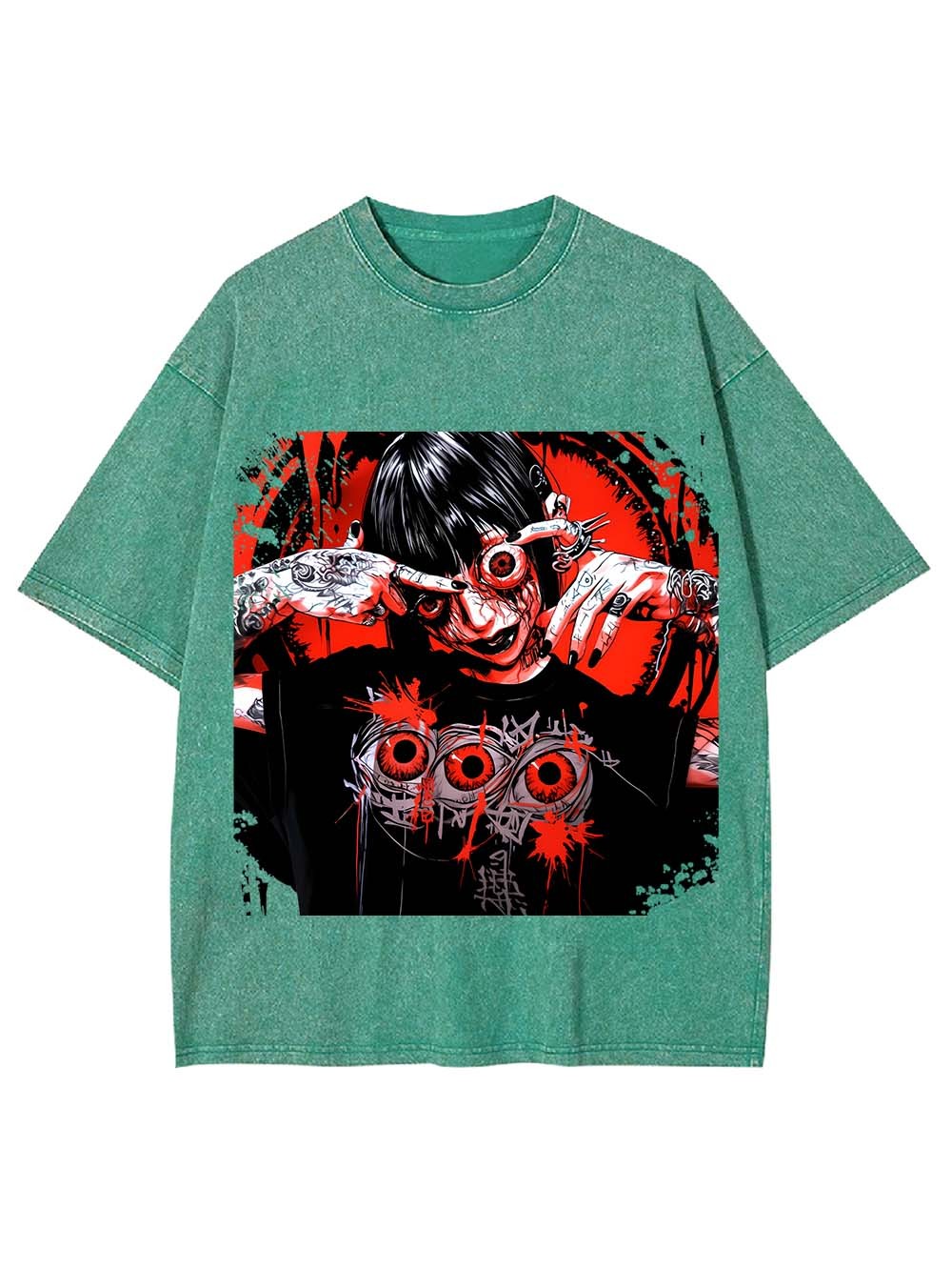 EYES OF MADNESS WASHED TSHIRT