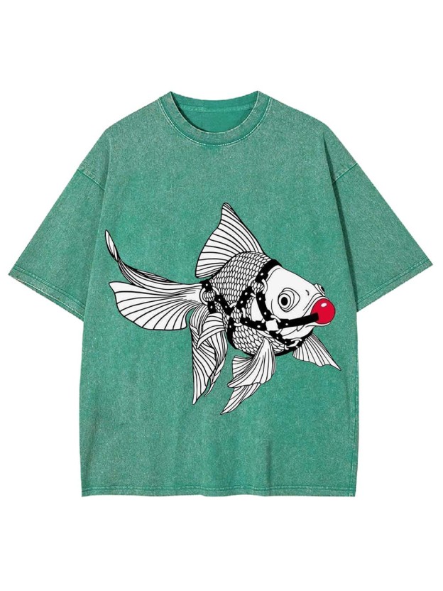 BOUND FISH WASHED TSHIRT