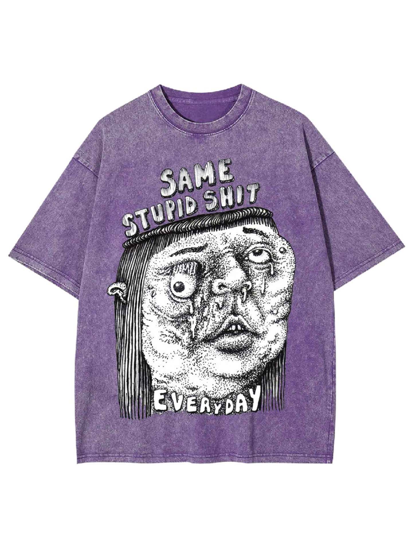 Same Stupid Shit Washed Tshirt