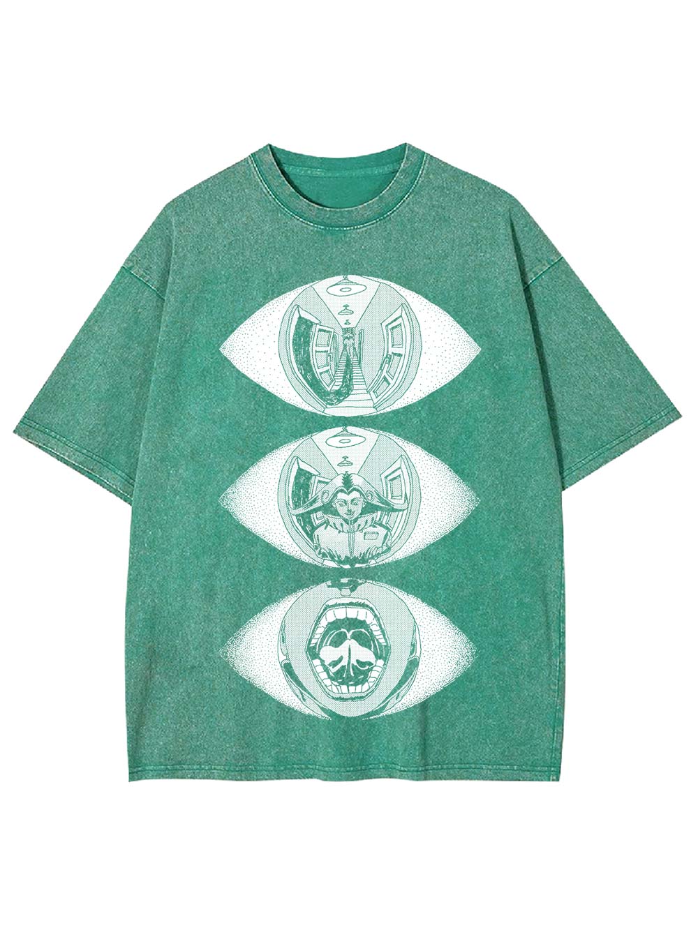 Eye Of Reflections Washed Tshirt