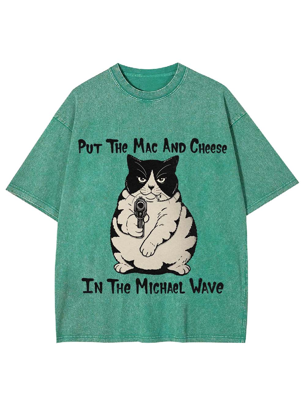 Put The Mac And Cheese Washed Tshirt