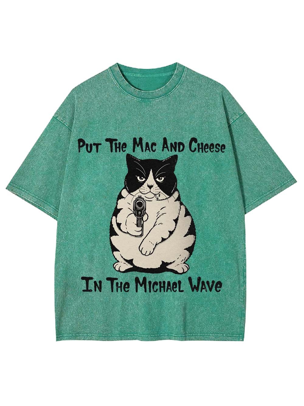 Put The Mac And Cheese Washed Tshirt