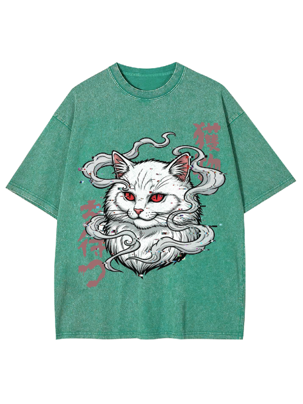 The Hunting Cat Washed Tshirt