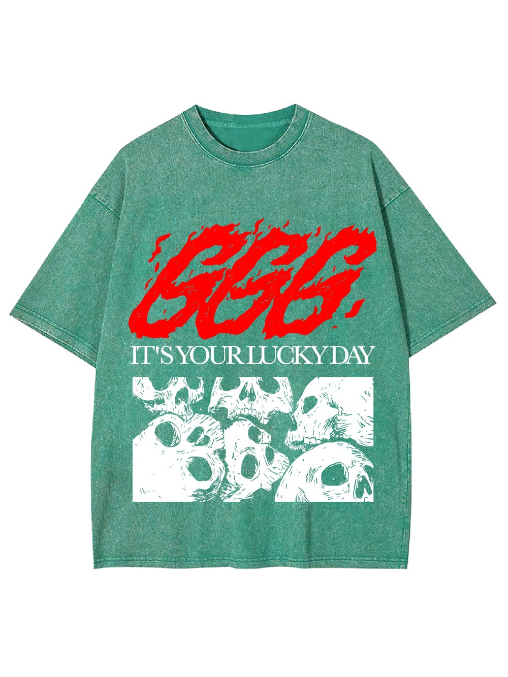 It's Your Lucky Day Washed Tshirt