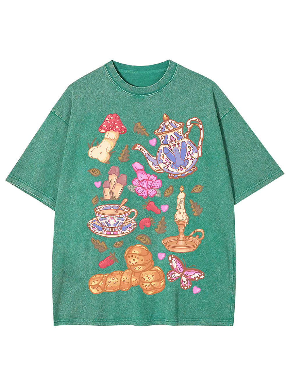 Delicious Afternoon Tea Washed Tshirt