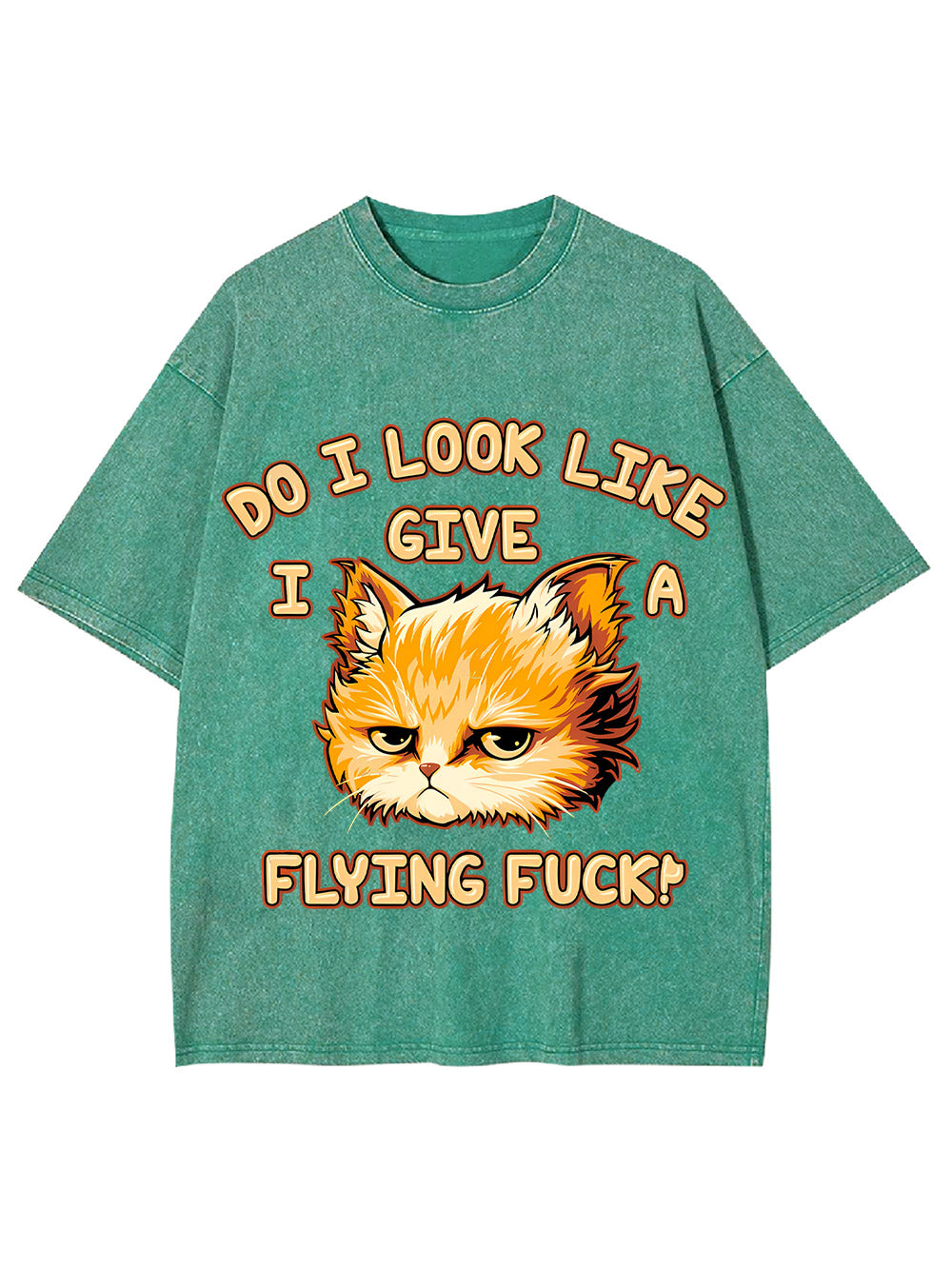 Do I Look Like I Give A Flying F*Ck! Washed Tshirt