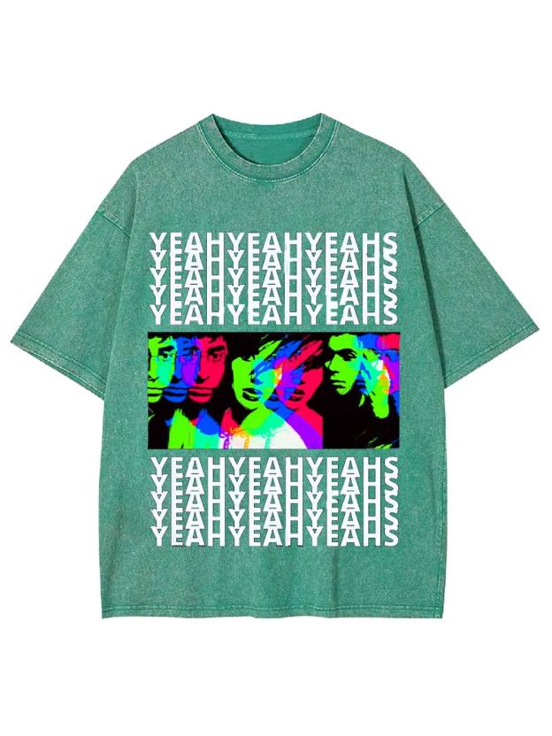 Yeah Yeah Yeahs Vibes Washed Tshirt