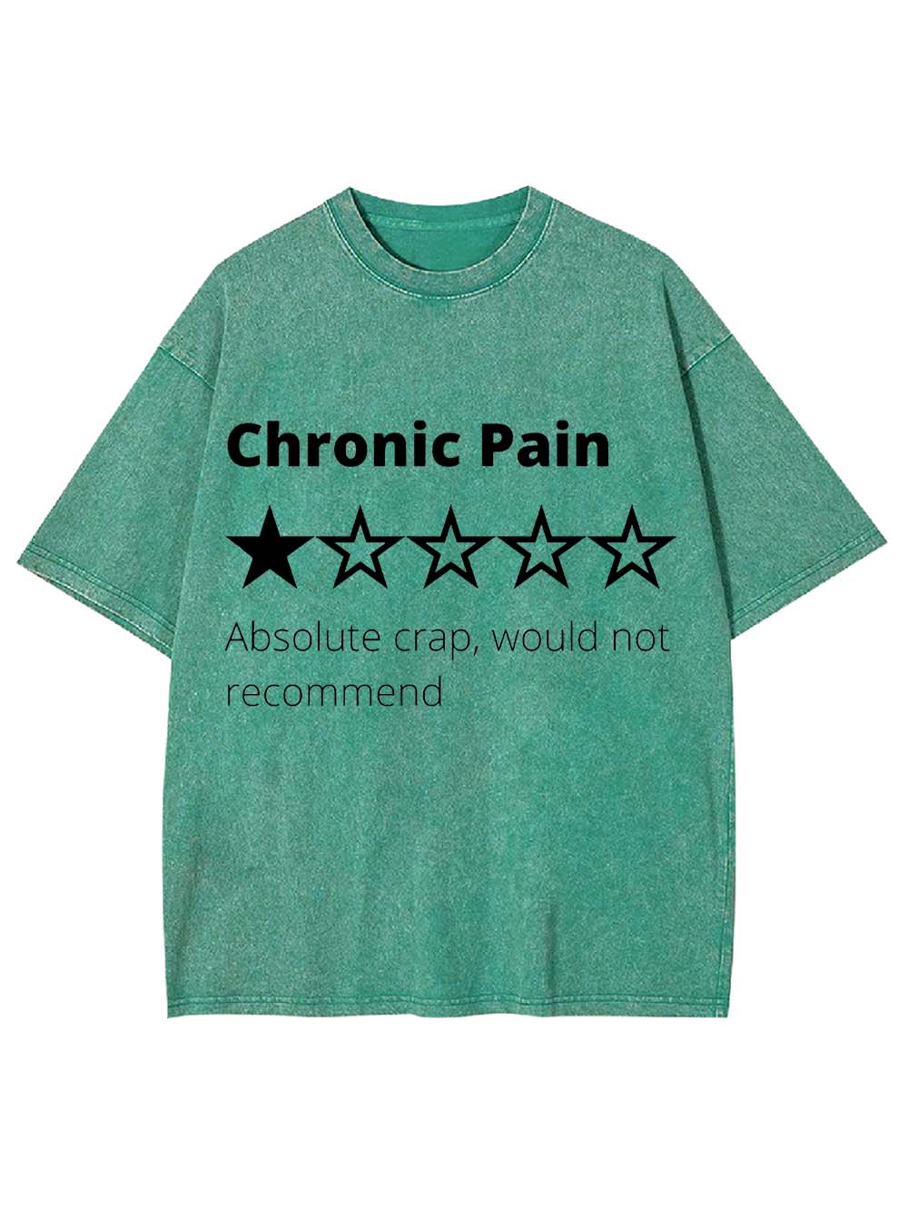 Chronic Pain Review Washed Tshirt
