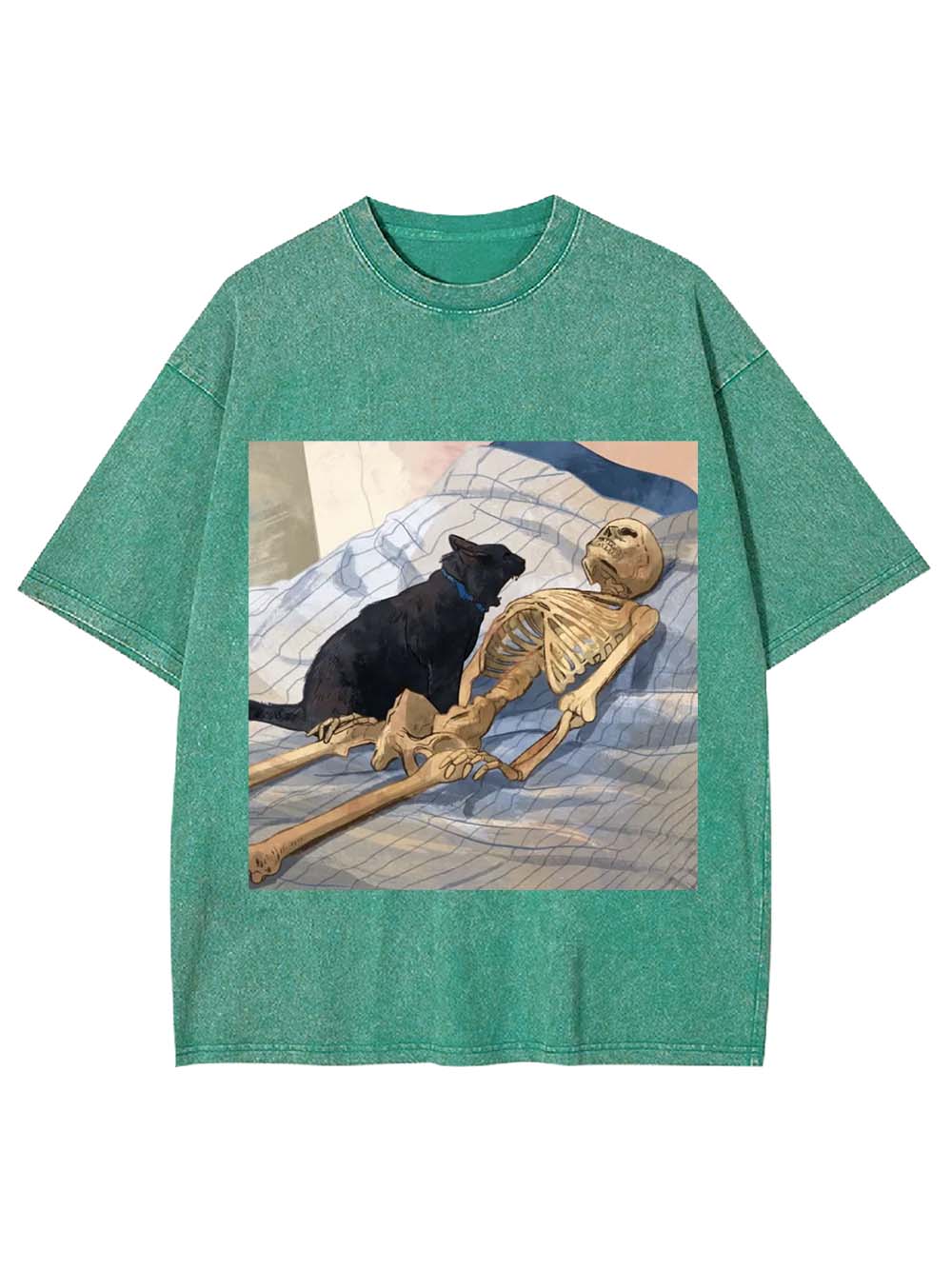 Wake Up Human Washed Tshirt