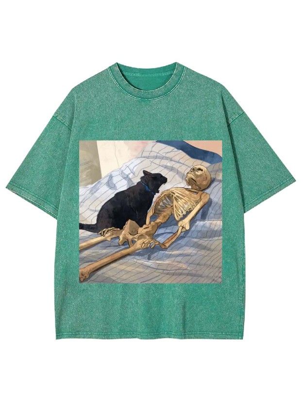 Wake Up Human Washed Tshirt