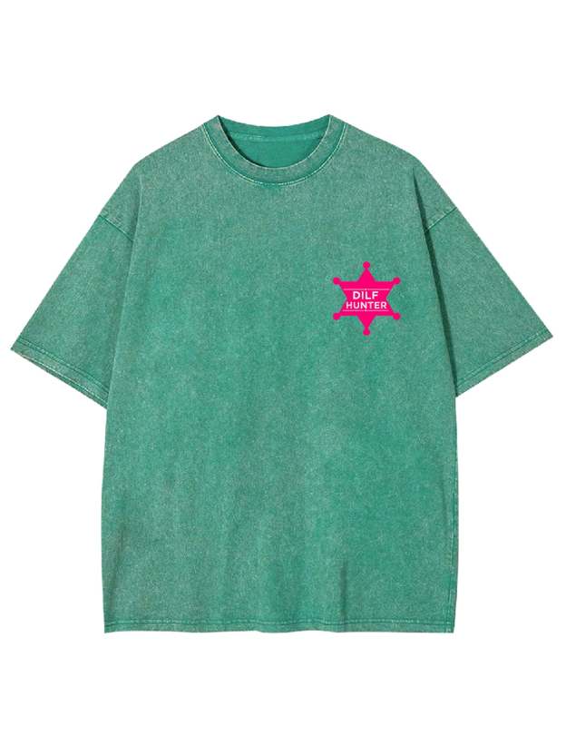 Dilf Hunter Washed Tshirt