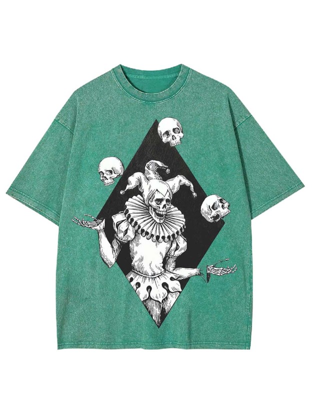 JESTER OF DEATH WASHED TSHIRT