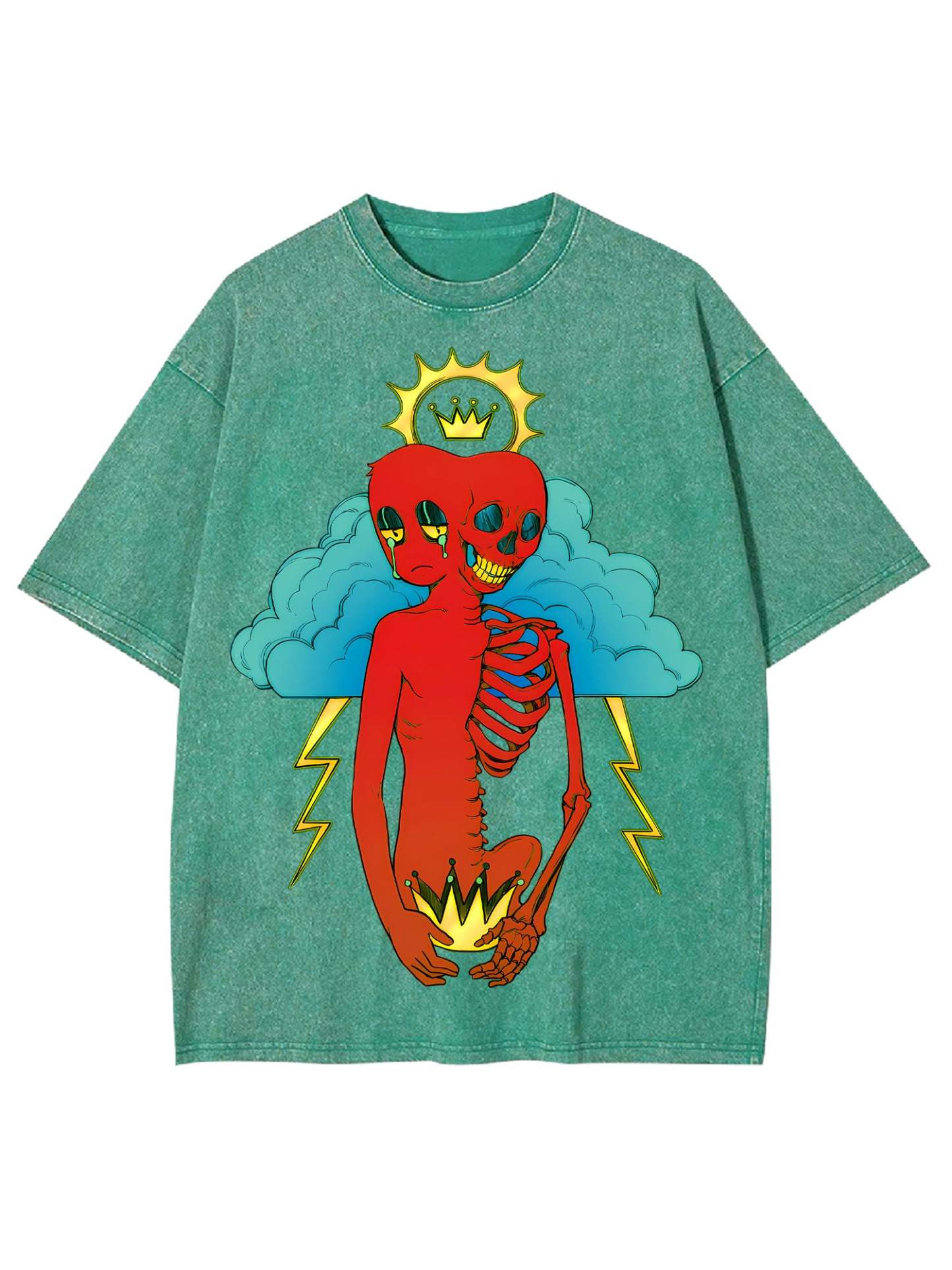 Duality Of The Crown Washed Tshirt