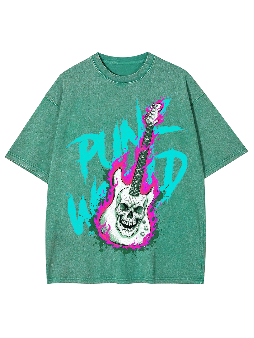 Punk World Washed Tshirt