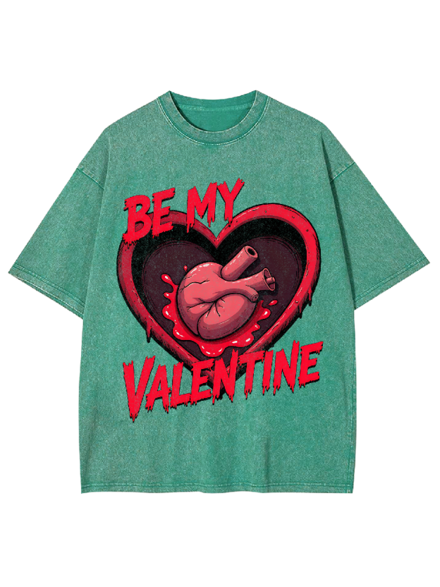 Be My Valentine Washed Tshirt