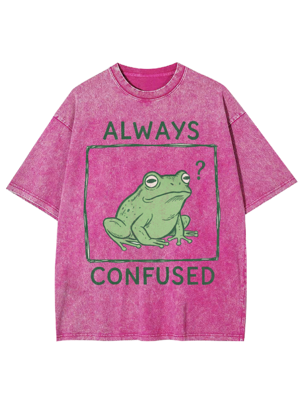Always confused Washed Tshirt