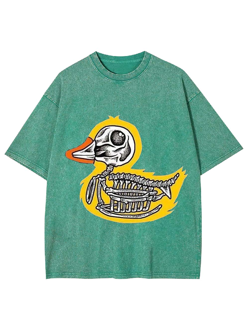 Skeleton Duck Washed Tshirt
