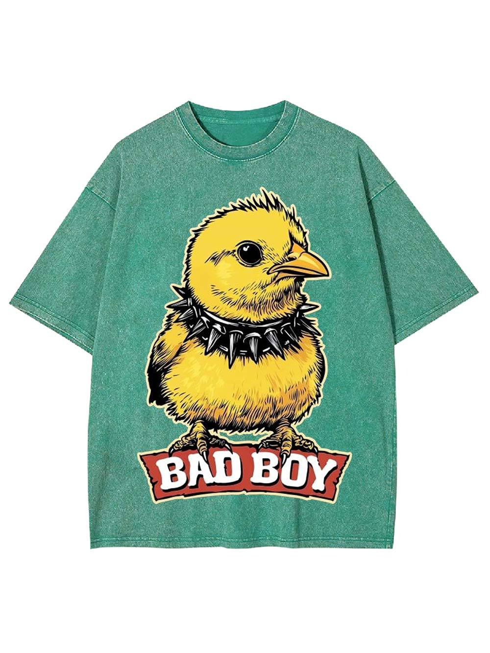 Bad Boy Washed Tshirt-ClassyOutlaw Sale