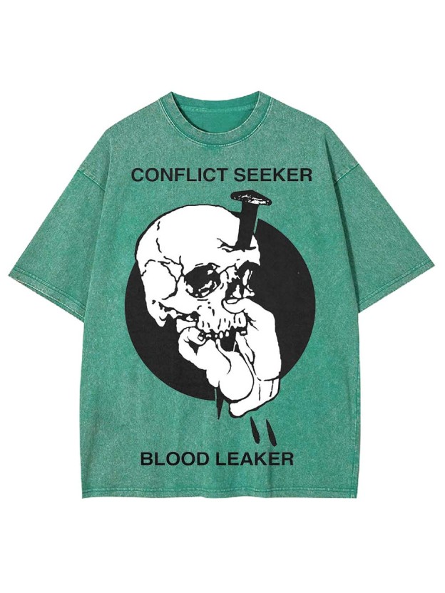 Conflict Seeker Washed Tshirt