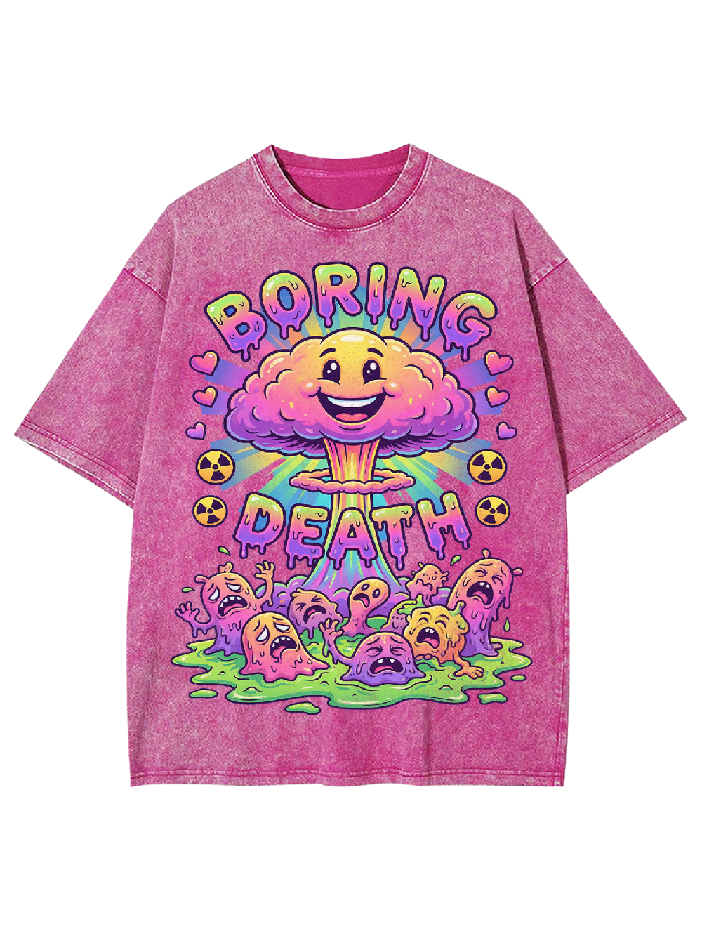 Boring death Washed Tshirt
