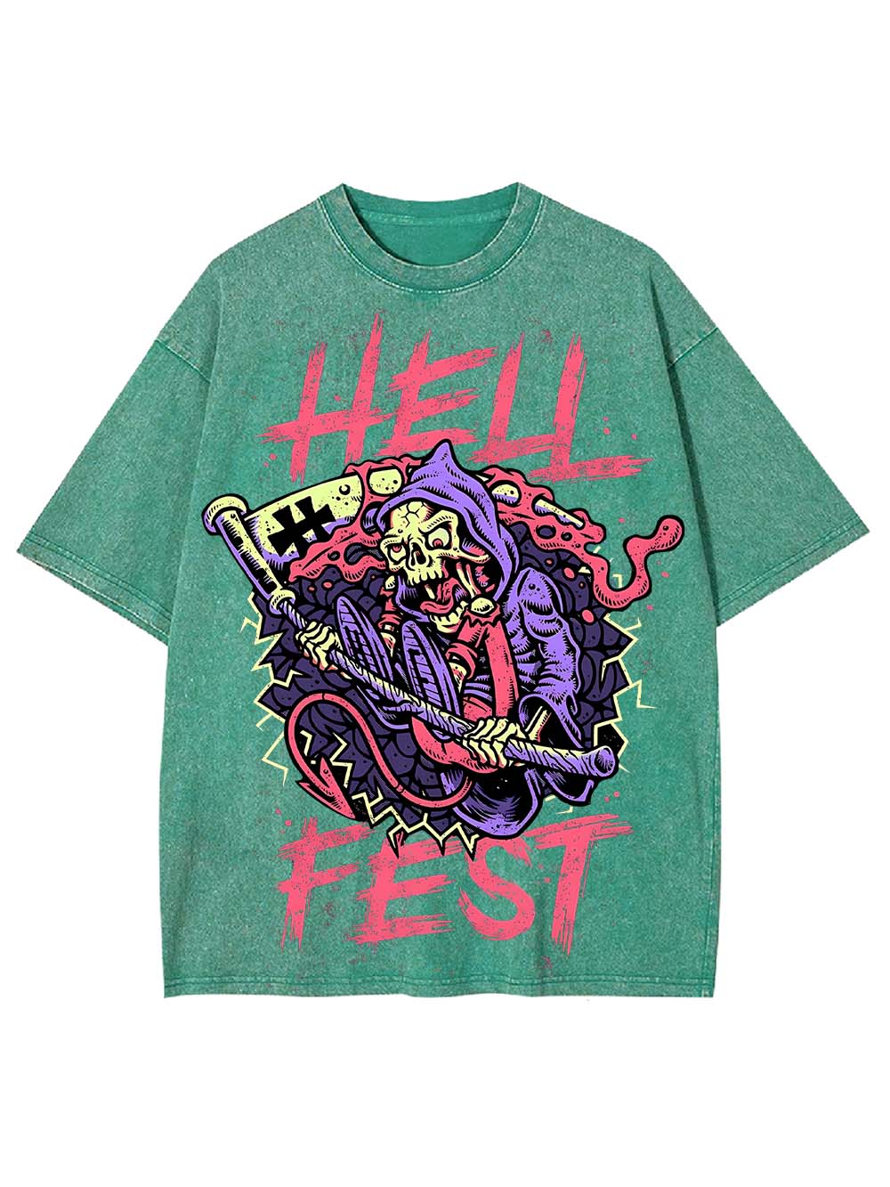 Hell Fest Washed Tshirt