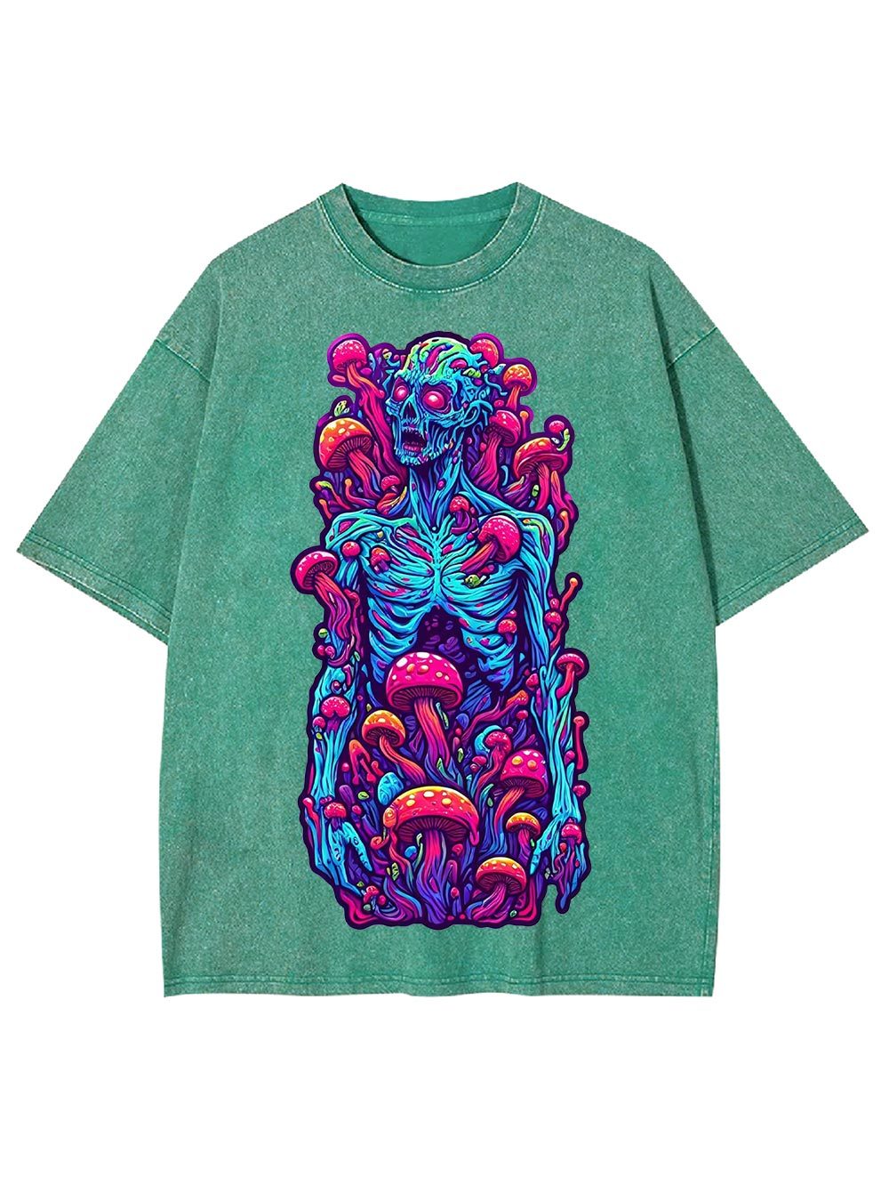 Mushroom Rebirth Washed Tshirt