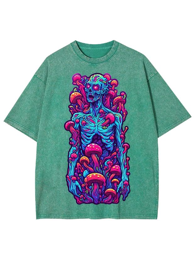 Mushroom Rebirth Washed Tshirt
