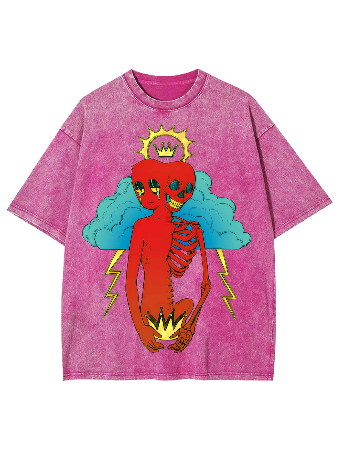 Duality Of The Crown Washed Tshirt