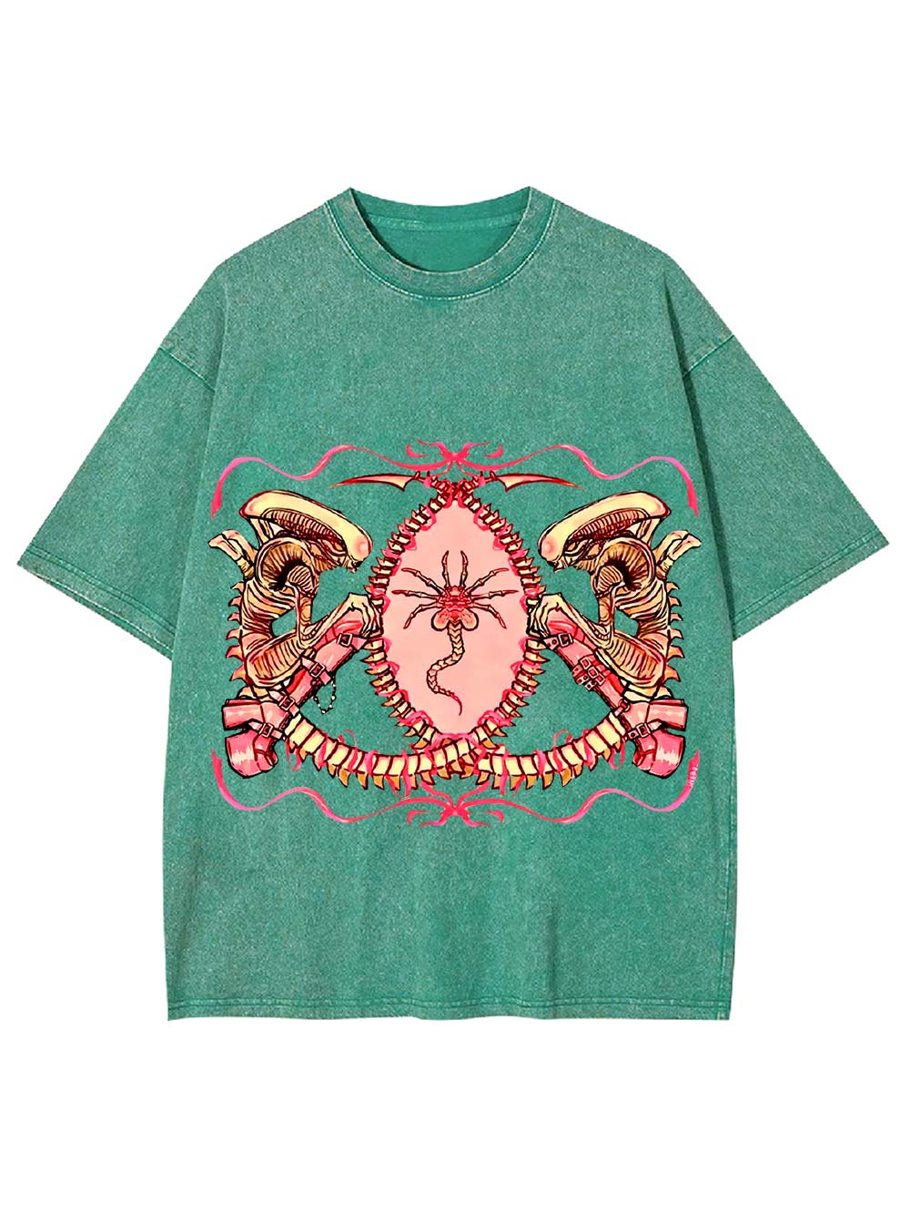 Alien Embrace Washed Tshirt