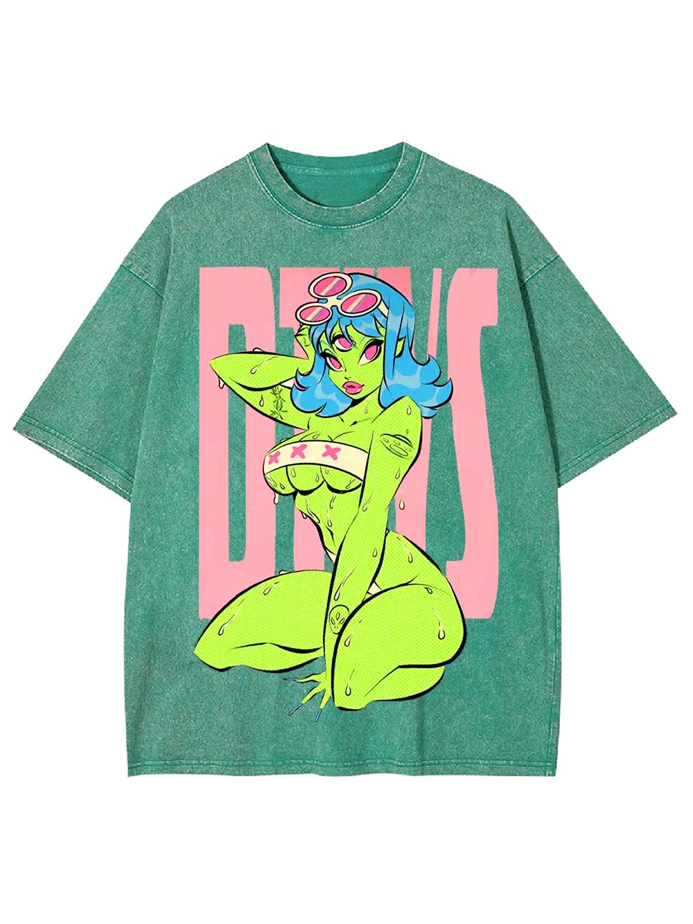 Alien Diva Washed Tshirt