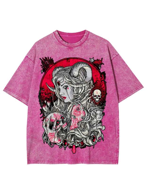Enchantress Of The Underworld Washed Tshirt