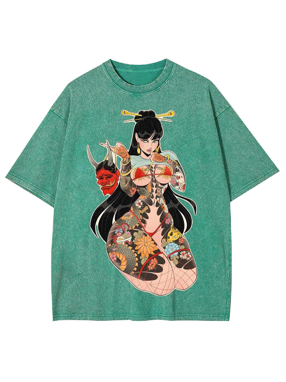 Tattooed Mystique Washed Tshirt