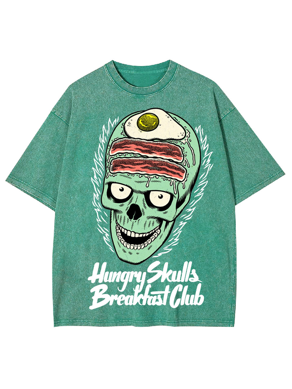 Hungry Skull's Breakfast Club Washed Tshirt